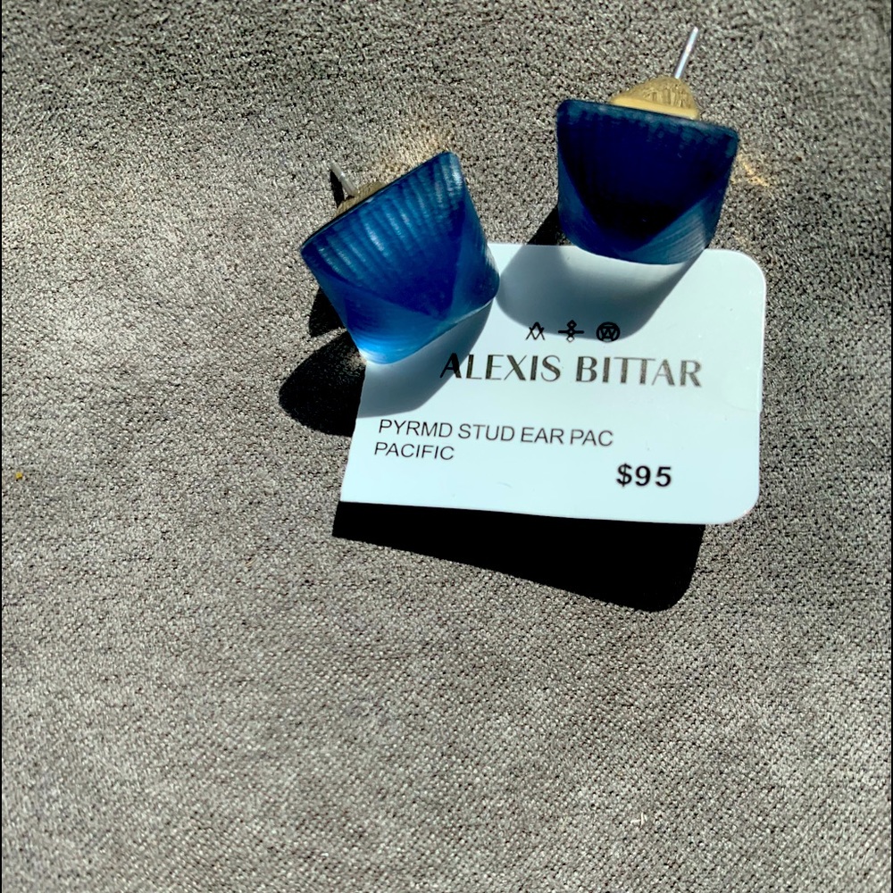 Alexis Bittar Pacific Blue earrings